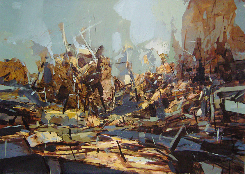 Coşkun Sami, "İsimsiz", 2010. Tuval üzerine yağlı boya, 85 x 119 cm. Coşkun Sami, "İsimsiz", 2010. Tuval üzerine yağlı boya, 85 x 119 cm.